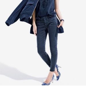 J.Crew Blue/Gray Skinny Cargo Pants NWT Sz27